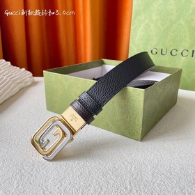 Новинка Gucci： одна сторона из классической черной кожи с текстур