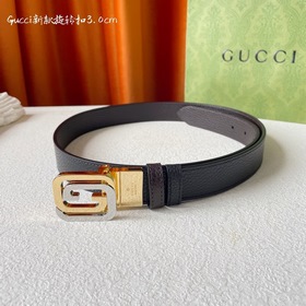 Новинка Gucci： одна сторона из классической черной кожи с текстур