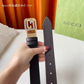 Новинка Gucci： одна сторона из классической черной кожи с текстур