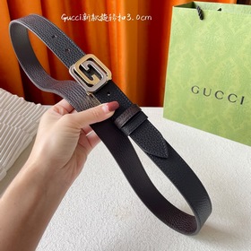 Новинка Gucci： одна сторона из классической черной кожи с текстур
