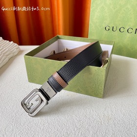 Новинка Gucci： одна сторона из классической черной кожи с текстур