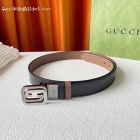 Новинка Gucci： одна сторона из классической черной кожи с текстур