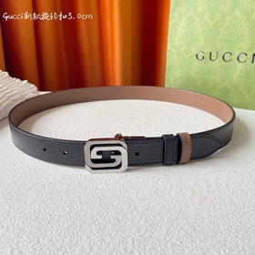 Новинка Gucci： одна сторона из классической черной кожи с текстур