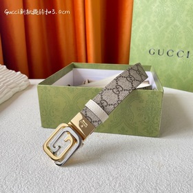 Новинка Gucci： классический принт с одной стороны, импортная кожа