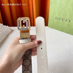 Новинка Gucci： классический принт с одной стороны, импортная кожа