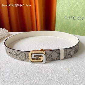 Новинка Gucci： классический принт с одной стороны, импортная кожа