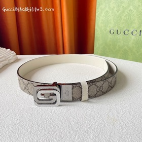 Новинка Gucci： классический принт с одной стороны, импортная кожа