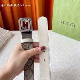 Новинка Gucci： классический принт с одной стороны, импортная кожа