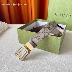 Новинка Gucci： классический принт с одной стороны, импортная кожа