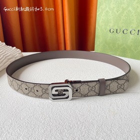 Новинка Gucci： классический принт с одной стороны, импортная кожа