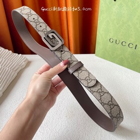 Новинка Gucci： классический принт с одной стороны, импортная кожа