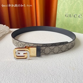 Новинка Gucci： классический принт с одной стороны, импортная кожа