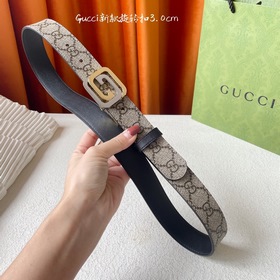 Новинка Gucci： классический принт с одной стороны, импортная кожа