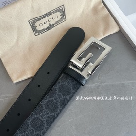 Новейшая модель от Gucci, выполненная из черной ткани GG Supreme 