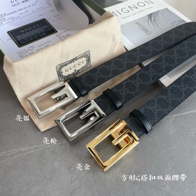 Новейшая модель Gucci из черной ткани GG Supreme и черной кожи, к