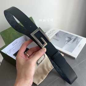 Новейшая модель Gucci из черной ткани GG Supreme и черной кожи, к