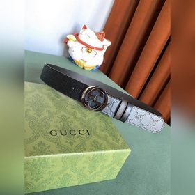 GUCCI Двусторонняя поясная сумка GUCCI 3,7, одна сторона из кожи 