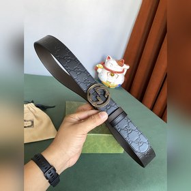 GUCCI Двусторонняя поясная сумка GUCCI 3,7, одна сторона из кожи 