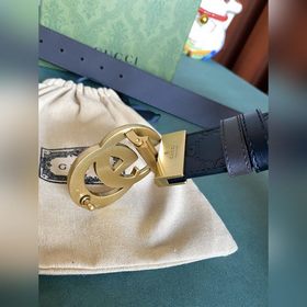 GUCCI Двусторонняя поясная сумка шириной 3,7 см, одна сторона из 