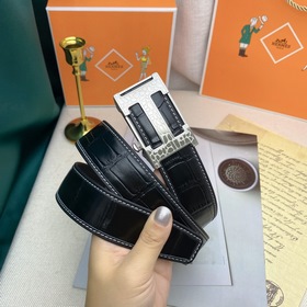 Hermès Сумка с крокодиловым узором по краям, изготовлена из кожи