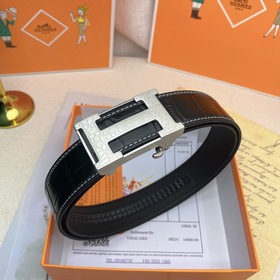 Hermès Сумка с крокодиловым узором по краям, изготовлена из кожи