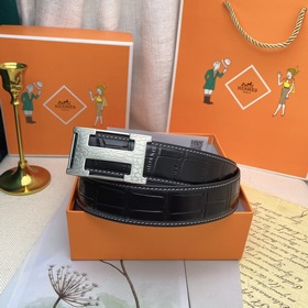 Hermès Сумка с крокодиловым узором по краям, изготовлена из кожи