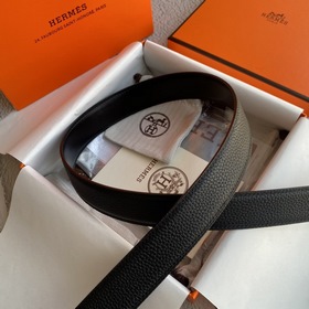 Hermes Оригинальный ремень Hermes, ширина 3,2 см, импортная кожа,