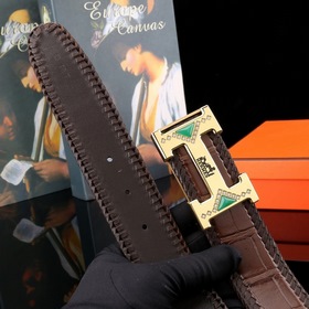 Новая модель Hermes из кожи бычка с текстурой живота, ширина 3,8 