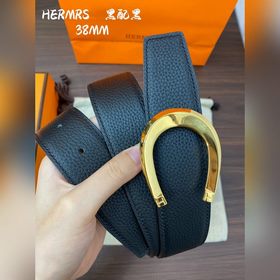 Hermes-H BELT BUCKLE & REVERSIBLE LEATHER STRAP 38 мм, аналог