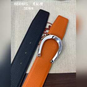 Hermes-H BELT BUCKLE &amp; REVERSIBLE LEATHER STRAP 38 мм, аналог