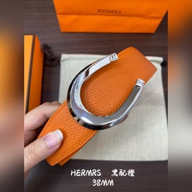 Hermes-H BELT BUCKLE & REVERSIBLE LEATHER STRAP 38 мм, аналог