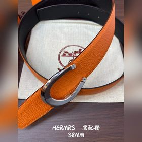 Hermes-H BELT BUCKLE & REVERSIBLE LEATHER STRAP 38 мм, аналог