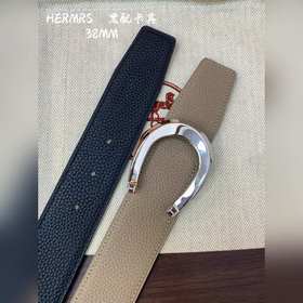 Hermes-H BELT BUCKLE &amp; REVERSIBLE LEATHER STRAP 38 мм, аналог