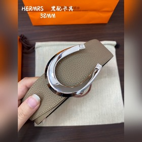 Hermes-H BELT BUCKLE & REVERSIBLE LEATHER STRAP 38 мм, аналог