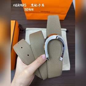 Hermes-H BELT BUCKLE & REVERSIBLE LEATHER STRAP 38 мм, аналог