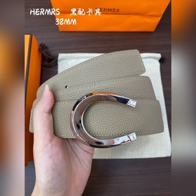 Hermes-H BELT BUCKLE & REVERSIBLE LEATHER STRAP 38 мм, аналог