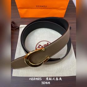 Hermes-H BELT BUCKLE & REVERSIBLE LEATHER STRAP 38 мм, аналог