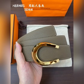 Hermes-H BELT BUCKLE & REVERSIBLE LEATHER STRAP 38 мм, аналог