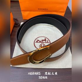 Hermes-H BELT BUCKLE & REVERSIBLE LEATHER STRAP 38 мм, аналог