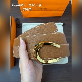 Hermes-H BELT BUCKLE & REVERSIBLE LEATHER STRAP 38 мм, аналог