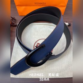 Hermes-H BELT BUCKLE & REVERSIBLE LEATHER STRAP 38 мм, аналог