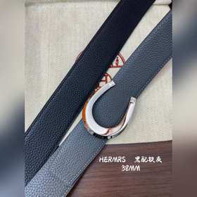 Hermes-H BELT BUCKLE & REVERSIBLE LEATHER STRAP 38 мм, аналог