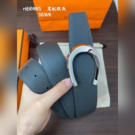 Hermes-H BELT BUCKLE & REVERSIBLE LEATHER STRAP 38 мм, аналог