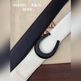 Hermes-H BELT BUCKLE & REVERSIBLE LEATHER STRAP 38 мм, аналог