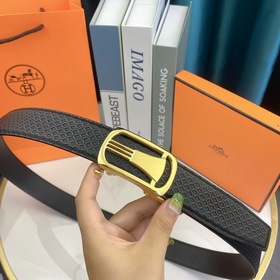Hermès Мужской автоматический ремень - ширина 35 мм, высококачест
