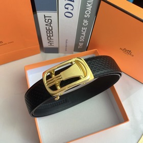 Hermès Мужской автоматический ремень - ширина 35 мм, высококачест