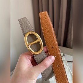 Hermes-32MM, аналогично модели Hermes, кожа эпсом, двойная кожа т