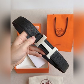 HERMES Constance ремень с пряжкой и двусторонний кожаный ремень 3