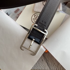 Hermes Оригинальный ремень Hermes, ширина 3,2 см, импортный кожан