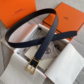 Hermes Оригинальный ремень Hermes, ширина 3,2 см, импортная кожа,